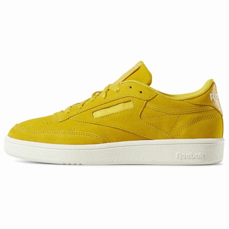 Reebok Club C 85 Tenisky Damske - Žlté/Biele XA1164WI